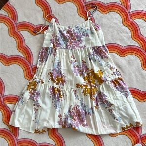 Floral Spaghetti Strap Summer Dress - Stillwater Wisteria